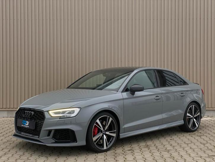 Audi RS3 | Custom uitlaat |  2019 | Nardo Grijs, Auto's, Audi, Bedrijf, A3, 4x4, ABS, Achteruitrijcamera, Adaptieve lichten, Airbags