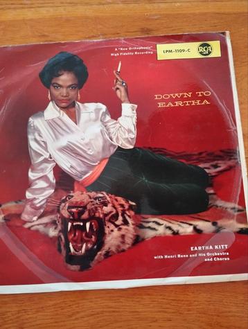 Down to Eartha Vinyl LP uit 1955 Eartha Kitt met Henri Rene beschikbaar voor biedingen