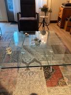 Glazen design salontafel Beek Maupertuus, Ophalen, 100 tot 150 cm, 50 tot 100 cm, Minder dan 50 cm