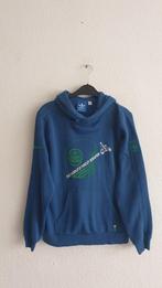Adidas x Vespa Hoodie Blauw - Maat M, Kleding | Heren, Ophalen of Verzenden, Zo goed als nieuw, Adidas, Maat 48/50 (M)