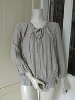 Phard licht grijze blouse in 100% zijde maat M/L, Phard, Ophalen of Verzenden, Zo goed als nieuw, Maat 38/40 (M)