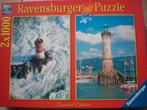 Ravensburger puzzels 2x1000 stukjes. Vuurtorens., Hobby en Vrije tijd, Denksport en Puzzels, Ophalen of Verzenden, 500 t/m 1500 stukjes