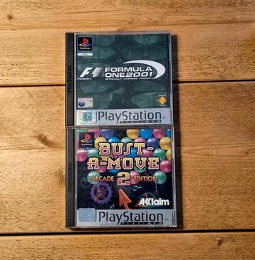 PS1 – Bust-A-Move 2 + Formula One 2001 (Complete) beschikbaar voor biedingen