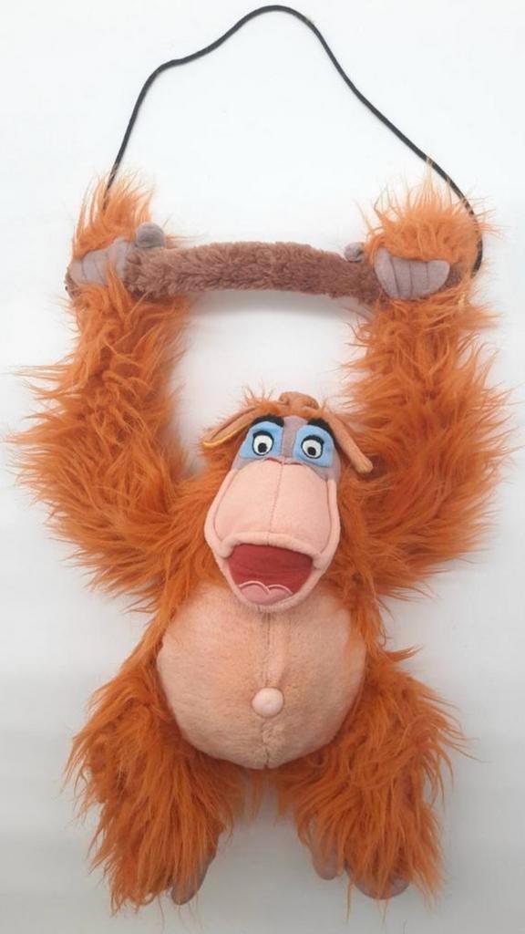 Jungle Book King Louie knuffel aan een tak hangend ca. 34cm, Verzamelen, Disney, Zo goed als nieuw, Knuffel, Leeuwenkoning of Jungle Boek