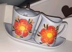 Vintage retro melk & suiker servies setje., Antiek en Kunst, Antiek | Servies los, Ophalen of Verzenden