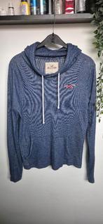 Blauwe Heren Hoodie Hollister | Maat XL, Blauw, Maat 56/58 (XL), Ophalen of Verzenden, Zo goed als nieuw