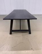 260 x 100 cm zwart gebeitst eiken tafel design VAN ROSSUM, Huis en Inrichting, Tafels | Eettafels, 100 tot 150 cm, Eikenhout, 200 cm of meer