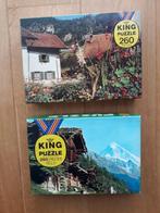 2 KING puzzels van 260 stukjes, Ophalen of Verzenden, Minder dan 500 stukjes, Zo goed als nieuw, Legpuzzel