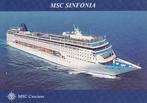 MSC  Cruiseschip  SINFONIA                    =0008=, Verzamelen, Scheepvaart, Ophalen of Verzenden, Nieuw, Motorboot, Kaart, Foto of Prent
