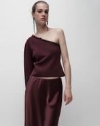 Asymmetrische trui maat S (nieuw), Kleding | Dames, Truien en Vesten, Zara, Paars, Nieuw, Ophalen of Verzenden