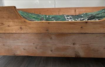Stoer steigerhouten kinderbed 70x160 – uniek en sfeervol! beschikbaar voor biedingen