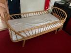 Rotan peuterbed, Kinderen en Baby's, Kinderkamer | Bedden, Ophalen of Verzenden, 160 tot 180 cm, 70 tot 85 cm