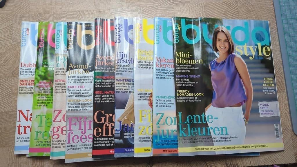 Burda/knip naaipatronen, Hobby en Vrije tijd, Kledingpatronen, Ophalen of Verzenden, Zo goed als nieuw, Vrouw, Burda
