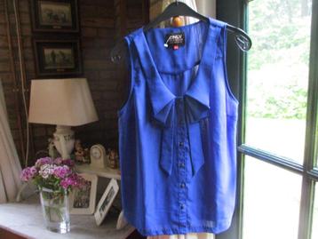 mj/NIEUW! ONLY/topje/maat 40/kobalt blauw/leuke kraag beschikbaar voor biedingen