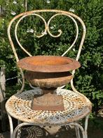 Brocante oude gietijzeren Jardiniere, Verzenden