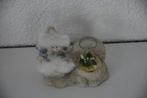 kerst sneeuwpop met kerstboom sneeuwbal mini decoratie, Ophalen of Verzenden, Zo goed als nieuw