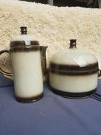 Vintage Ceramano theepot en koekpot, Gebruikt, Overige typen, Ophalen of Verzenden, Overige stijlen