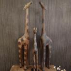 3 grote houten giraffen, Ophalen