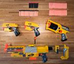 Nerf pistolen set – 4 stuks + pijltjes – leuk cadeau!, Ophalen, Gebruikt