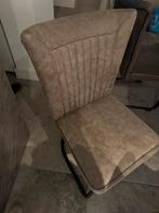 3 Stoelen met stalen zwart frame - Etten Leur, Huis en Inrichting, Stoelen, Ophalen, Gebruikt, Metaal, Modern