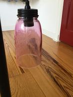Vintage Mason Jar Lamp, Ophalen of Verzenden, Gebruikt, Glas, Minder dan 50 cm