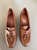 Mooie dames pumps maat 41, bruin leder., Ophalen of Verzenden, Nieuw, Bruin