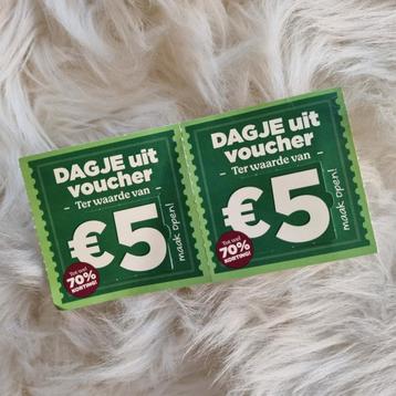 Plus "Dagje uit" vouchers - 2 stuks beschikbaar voor biedingen