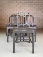 6x Emeco Coca Cola chair grijs, Huis en Inrichting, Stoelen, Ophalen, Kunststof, Gebruikt, X