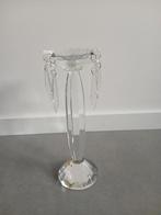 Kristallijn Kandelaar met Pegels, Ophalen of Verzenden, Kristal