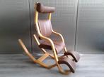 Stokke (Variér) Gravity (Lichtbruin Leder), Zeer Mooi!, Huis en Inrichting, Ophalen, Gebruikt, Metaal, Variér