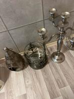 Mooi huis decorate, Ophalen of Verzenden, Zo goed als nieuw, Metaal, Grijs