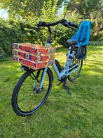 Gazelle Bloom C7 2022 Mamafiets met Bobike kinderstoel!, Ophalen, 53 tot 56 cm, Dubbele standaard, Zo goed als nieuw