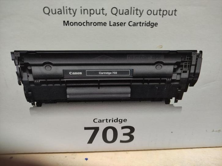 Canon Toner CRG703 Black, Computers en Software, Printerbenodigdheden, Nieuw, Cartridge, Ophalen of Verzenden