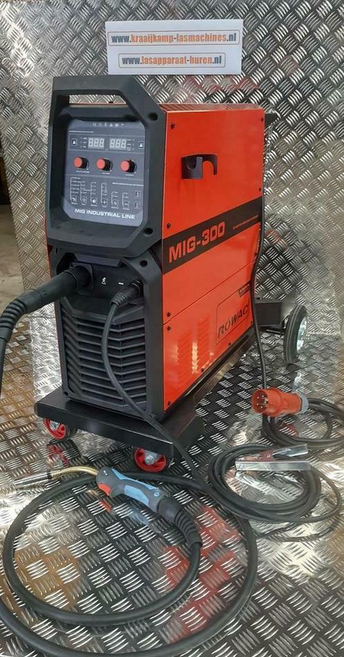ROWAC mig 300pn DUBBEL PULSE! NIEUW MET GARANTIE!, Doe-het-zelf en Verbouw, Gereedschap | Lasapparaten, Zo goed als nieuw, Co2