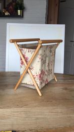 Vintage opvouwbaar breiwerkmandje, jaren 60., Antiek en Kunst, Ophalen of Verzenden