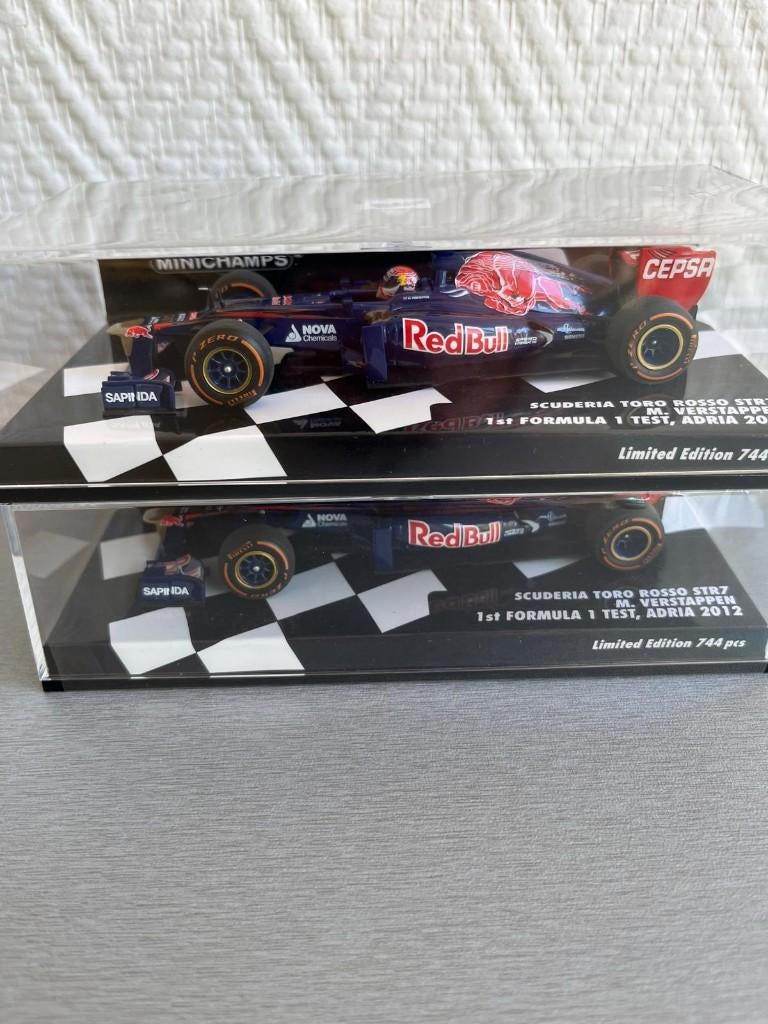 Miniature F1 Minichamps 1/43 : Toro Rosso Verstappen (Test Adria 2012) - Édition Limitée - Boîte Fermée