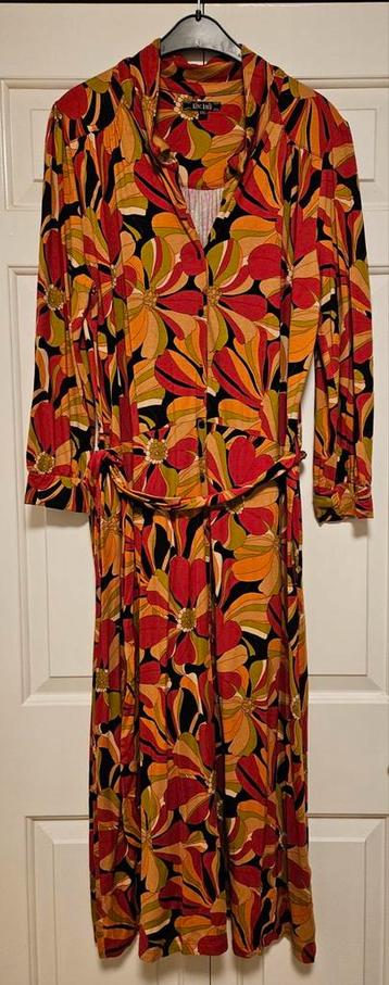  King Louie Jurk Retro Bloemenprint mt XXL 44 BLIKVANGER  beschikbaar voor biedingen