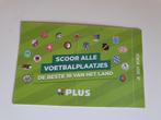 Plus voetbalplaatjes 2026 sparen, Verzamelen, Supermarktacties, Plus, Ophalen