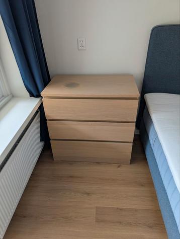 Ikea MALM Ladekast Eiken  beschikbaar voor biedingen