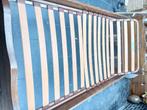 1 persoonsbed 100 x 210, Huis en Inrichting, Ophalen, Eenpersoons, Bruin, 210 cm