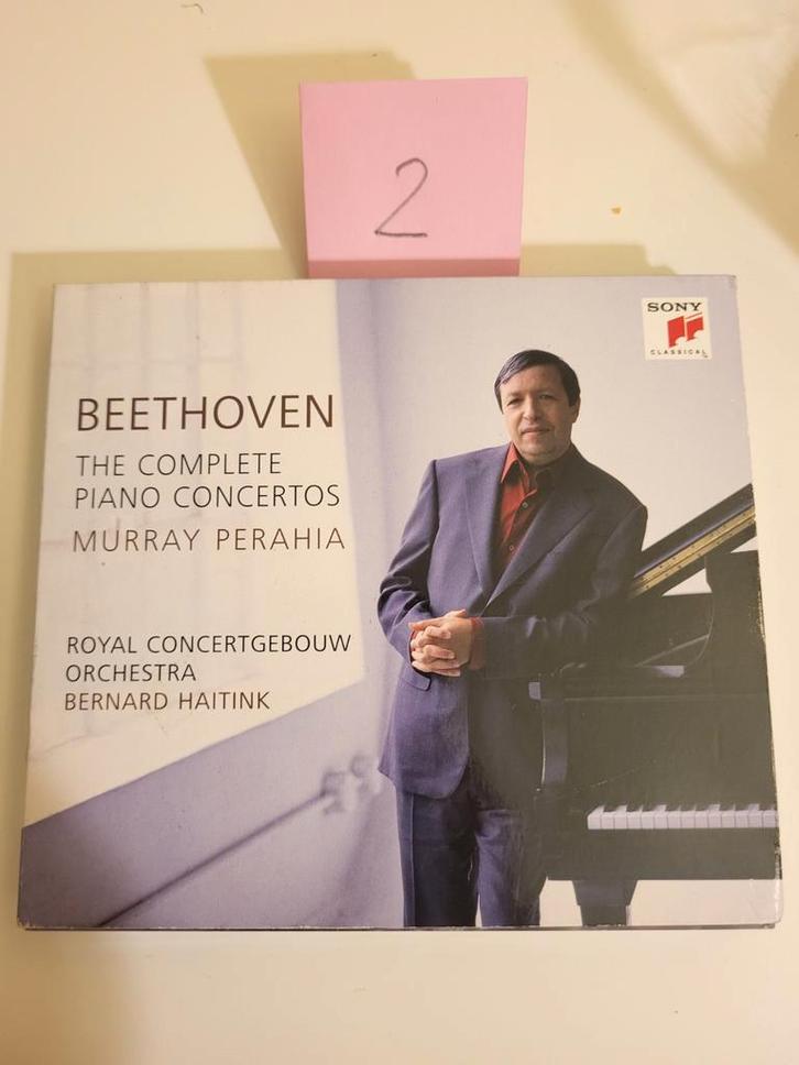 Beethoven Piano Concertos - Murray Perahia 3cd, Cd's en Dvd's, Cd's | Klassiek, Zo goed als nieuw, Orkest of Ballet, Romantiek