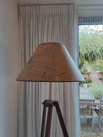 Mooie aparte lampenkap met Franse krantafdruk. Izgst!, Huis en Inrichting, Rond, Ophalen of Verzenden, Bruin, 25 tot 50 cm
