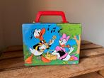 Lunchbox opbergdoos in blik Disney Donald vintage, Verzenden, Donald Duck, Gebruikt, Overige typen