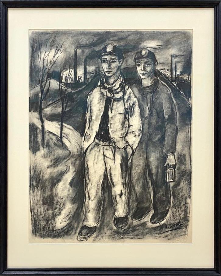 Harry Koolen (1904-1985) Meerssen " Sjiech ", Antiek en Kunst, Kunst | Schilderijen | Klassiek, Ophalen of Verzenden