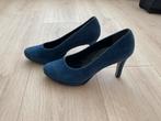 Paul Green Pumps maat 41, of 7, azuurblauw suède, Ophalen of Verzenden, Zo goed als nieuw