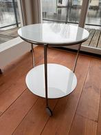 IKEA Strind salontafel/trolley, Ophalen, Metaal of Aluminium, Rond, 55 tot 75 cm