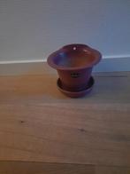 Vintage wandpot hangpot, Tuin en Terras, Bloempotten, Rond, Ophalen of Verzenden, Zo goed als nieuw, Minder dan 25 cm