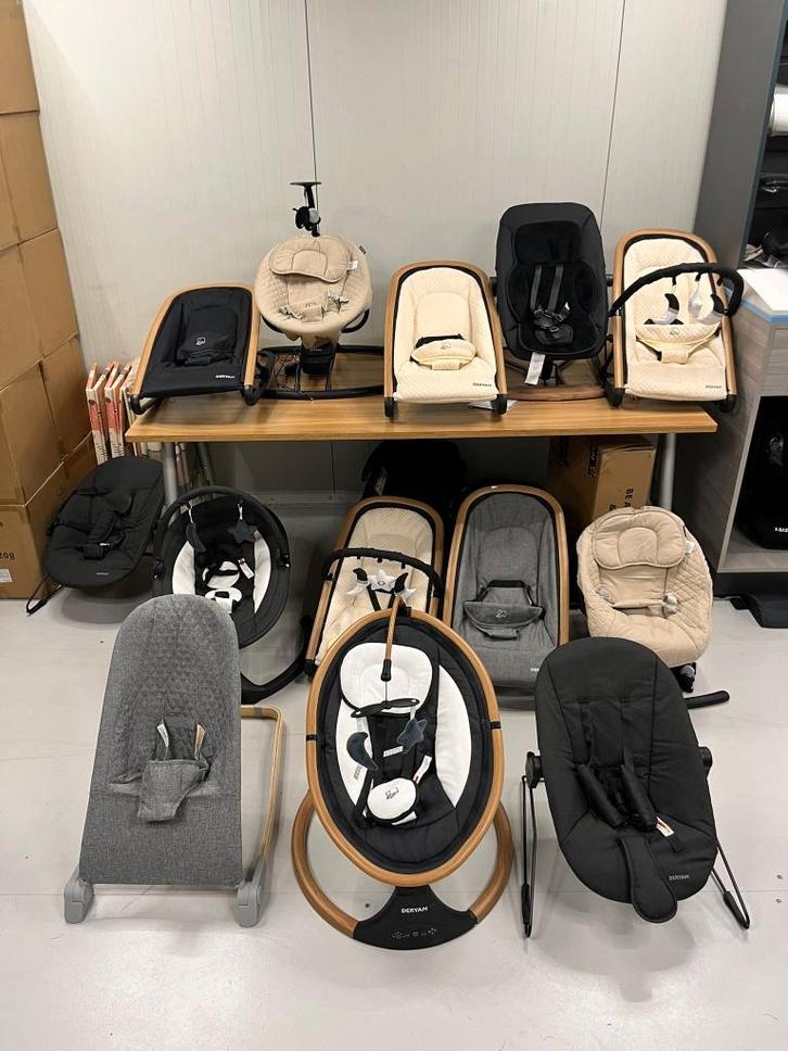 Diverse wipstoelen/schommelstoelen - deryan, Kinderen en Baby's, Wipstoeltjes, Zo goed als nieuw, Wipstoel, Overige merken, Ophalen of Verzenden