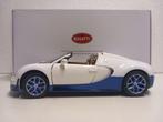 Bugatti Veyron Grand Sport Vitesse whiteblue Rastar 1:18 KRD, Hobby en Vrije tijd, Modelauto's | 1:18, Overige merken, Ophalen of Verzenden