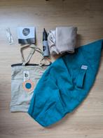 Vluv stov zitbal in kleur petrol, maat 75cm complete set, Ophalen of Verzenden, Zo goed als nieuw